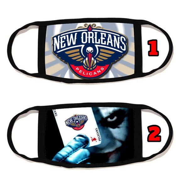 2 PACKS New Orleans Pelicans face mask face cover